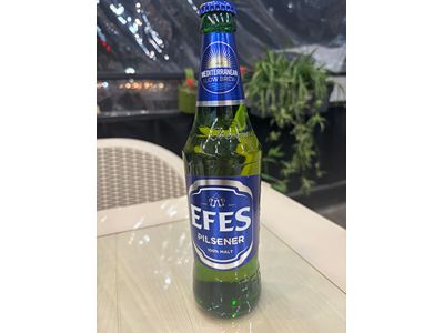 ლუდი ეფესი შუშა